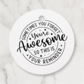 時には忘れ君の素晴らし フェイバータグ (正面)