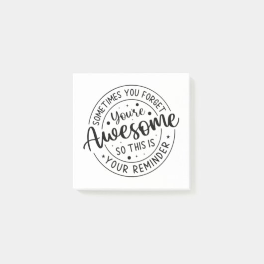 時には忘れ君の素晴らし ポストイット (正面)