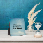 時には我々はテストされる フォトプラーク (インサイチュ)