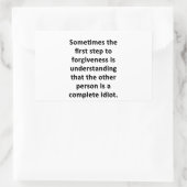 時には最初のステップ 長方形シール (バッグ)