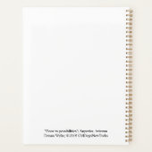 時には最高の道 – 可能性への扉 プランナー手帳 (裏面)