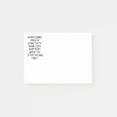 時には来人々が ポストイット (正面)