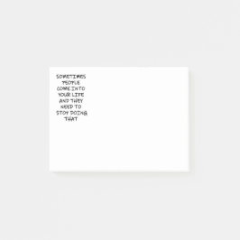 時には来人々が ポストイット