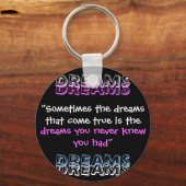 「時には真の夢来が、D..... キーホルダー (正面)