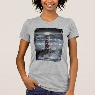 時には神が嵐を鎮める Tシャツ
