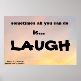 「時には笑いのポスターしか使えないこともある ポスター