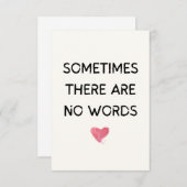 時には言葉が無い サンキューカード (正面/裏面)