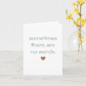 時には言葉の共感表がない カード (黄色い花)
