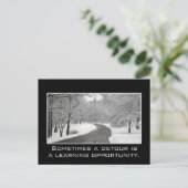 時には迂回が学好機 ポストカード (スタンド正面)