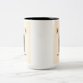 時に感じは猫のマグが好き ツートーンマグカップ (中央)