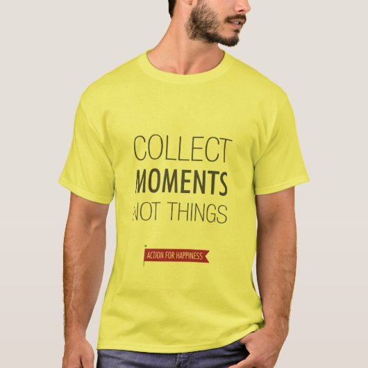 時のない事を集めて下さい Tシャツ (正面)