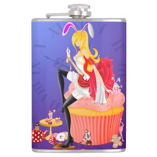 時のひとこま 携帯用酒器 フラスク (正面)