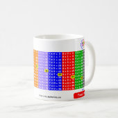 時のテーブルのマグ1に12 コーヒーマグカップ (正面右)