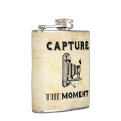 時のヴィンテージのカメラのカメラマンを捕獲して下さい フラスク (右)