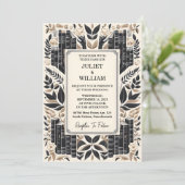 時の図書館 古英語ブッククラブ  ウェディング 招待状 (スタンド正面)