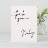 時の基本サンキューカード違う サンキューカード (スタンド正面)