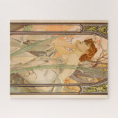 時の時代,夕べ熟考, 1899 ジグソーパズル (横)