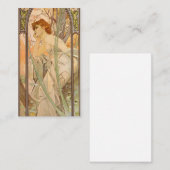 時の時代，夕べ熟考， 1899 名刺 (正面/裏面)