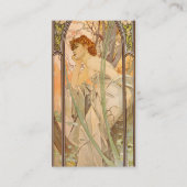 時の時代，夕べ熟考， 1899 名刺 (正面)