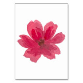 時の流れを超えた、赤い結婚式 テーブルナンバー (裏面)