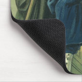 時の父 より 良い新年を願う マウスパッド (コーナー)