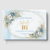 時の試練に耐える、埃っぽい青い金色の緑、スイートシックスティーン ゲストブック (正面)