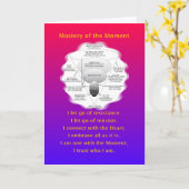 時のMASTERY-MANTRA -挨拶状 カード (黄色い花)