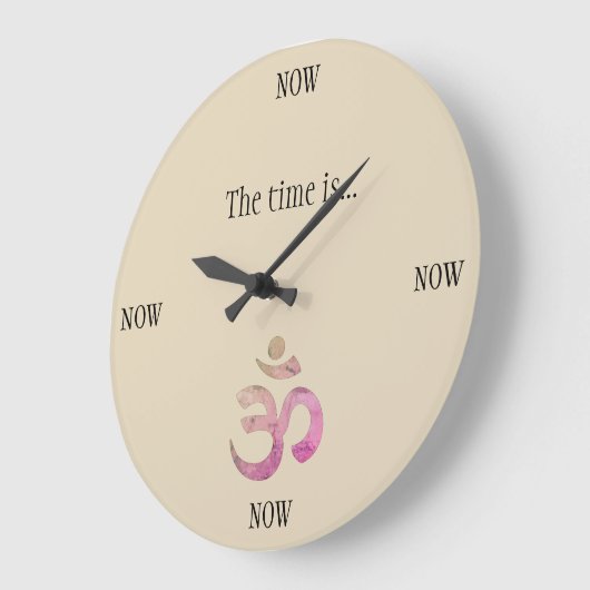 時は今 ラージ壁時計 (傾斜)