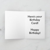 時は堅いです(バースデー・カード) カード (内部)