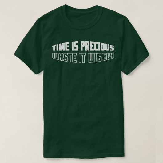 時は大切引用文 Tシャツ (デザイン正面)