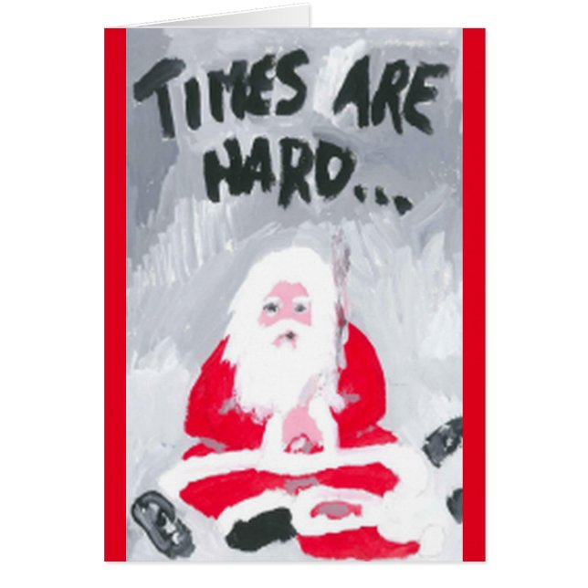 「時は懸命だからクリスマスカードだ」 (正面)