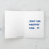 「時は懸命だ、クリスマス・カードだ」 シーズンカード (内部)