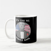 時は来た それはトランプ大統領フラグを囲む時 コーヒーマグカップ (左)