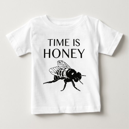 時は蜂蜜 ベビーTシャツ (正面)