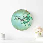 時は輪廻の夢に移る ラージ壁時計 (ホーム)