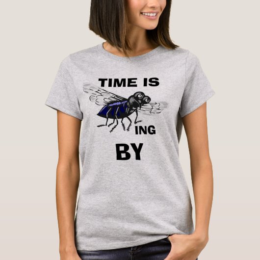 時は過ぎゆくベーシックTシャツ Tシャツ (正面)