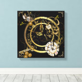 時は過ぎ去る キャンバスプリント (インサイチュ (ウッドフロア))