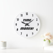 時は金なり ラージ壁時計 (ホーム)