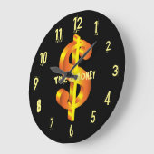 時は金時計 ラージ壁時計 (傾斜)