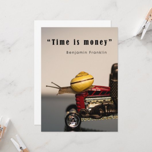 時は金 カード (正面/裏面インサイチュ)