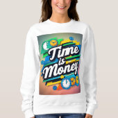 時は金 スウェットシャツ (正面)