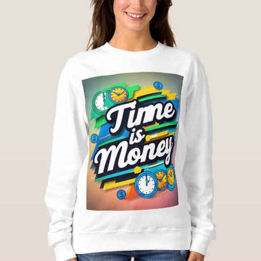 時は金 スウェットシャツ (正面)