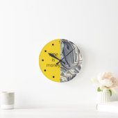 時は金 ラウンド壁時計 (ホーム)