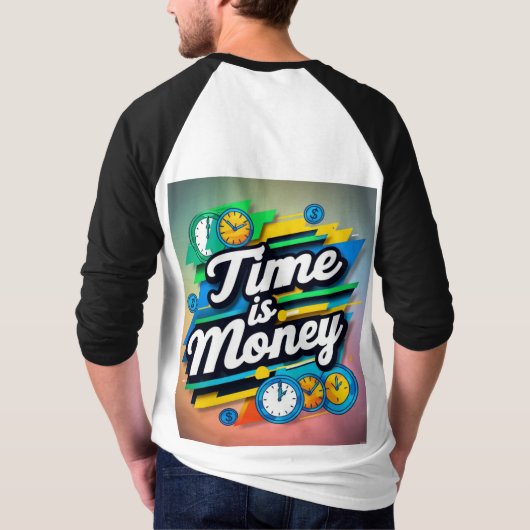 時は金 Tシャツ (裏面)