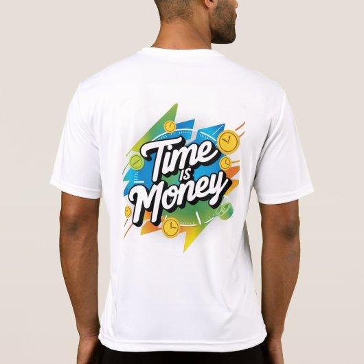 時は金 Tシャツ (裏面)