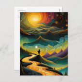 時を経もして安息日を迎える シーズンポストカード (正面/裏面)