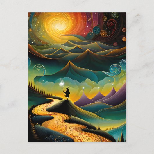 時を経もして安息日を迎える シーズンポストカード (正面)