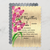 時を超えるチューリップの集まり 招待状 (正面/裏面)