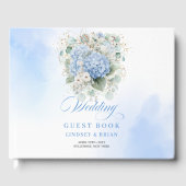 時を超えるボホブルーの花のゲストブック ゲストブック (正面)