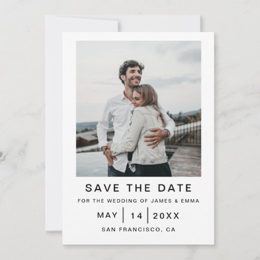 時を超える優雅さをあなたに 現代のウェディングをオーダーメイドで 招待状 (正面)